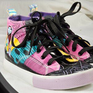 Jack and Sally Disney Nightmare Before Christmas High Top Shoes Women Size 6.5